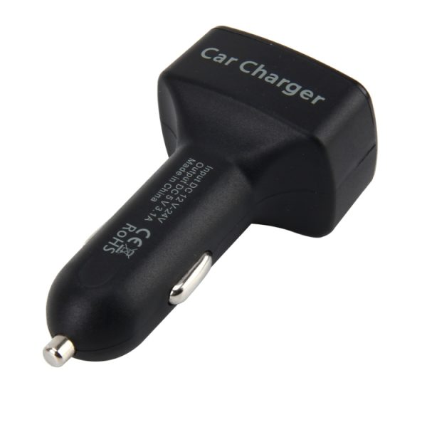 DC 12-24V Input Intelligent Matching Current Intelligent Charge 5V 3.1A Output Dual USB-poorten Autolader