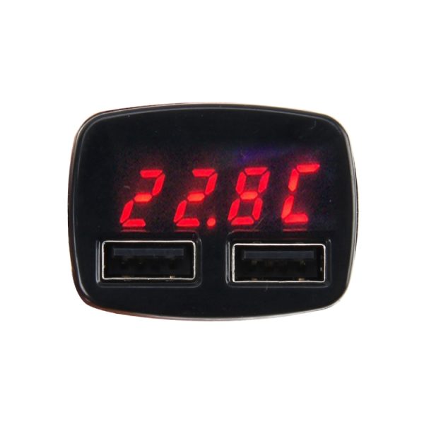 DC 12-24V Input Intelligent Matching Current Intelligent Charge 5V 3.1A Output Dual USB-poorten Autolader