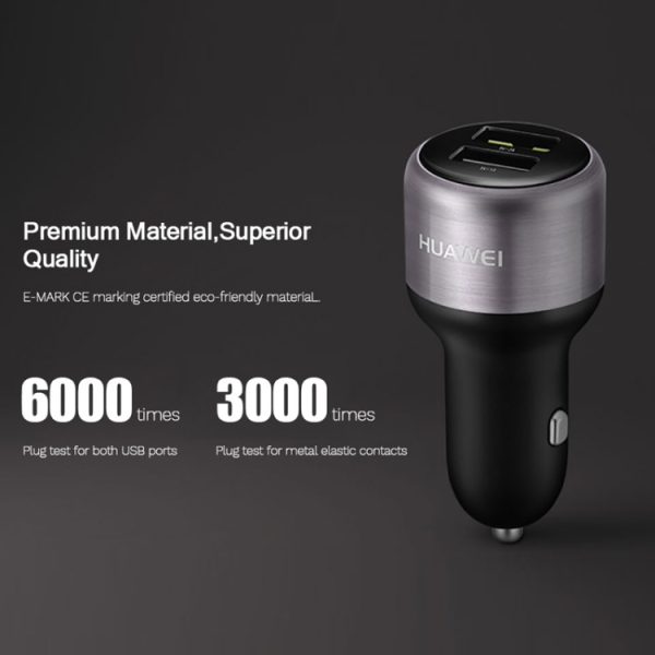 Originele Huawei CP31 18W Max Dual USB-poort snellaadautolader, CP31