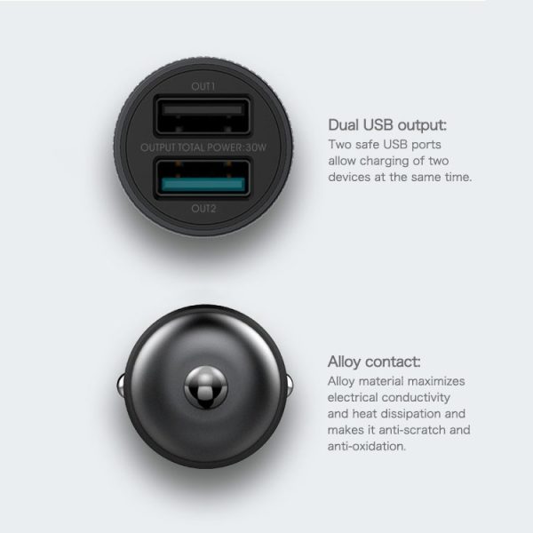 REMAX RCC221 Retour-serie QC3.0 dubbele USB-autolader