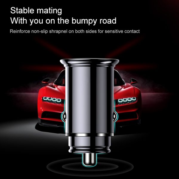 ROCK H15 dubbele poort USB + USB-C / Type-C PD30W autolader, H15
