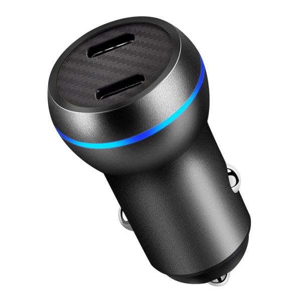 ACC-580 PD 40W dubbele type-C / USB-C-poorten snelladende autolader, ACC-580