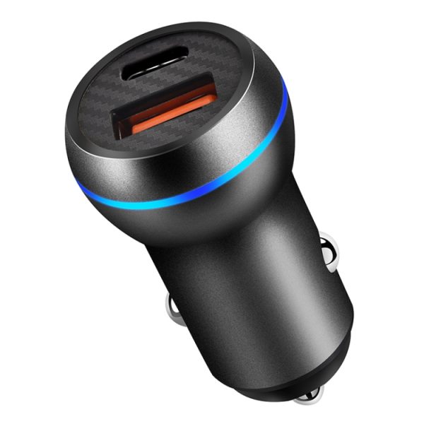 ACC-581 PD 20W + QC3.0 Type-C / USB-C + USB snellaadautolader, ACC-581