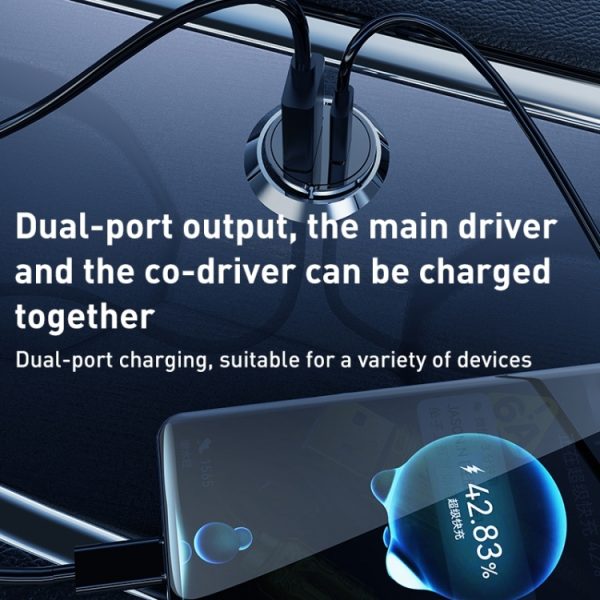 WK WP-C38 Mini PD20W USB + Type-C Autolader