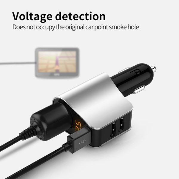 Auto Multifunctionele drie USB-opladeradapter 3 in 1 snelle oplader