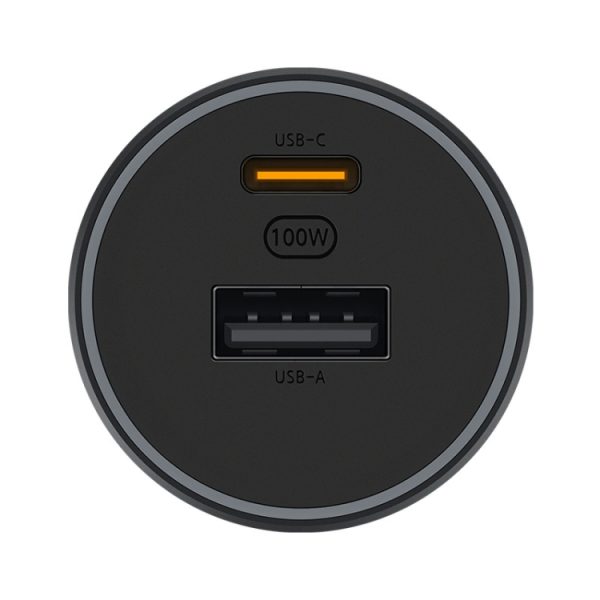 Original Xiaomi CC07ZM 100W Dual-poorten USB + USBC / Type C Car Charger Fast Charging Version 1A1c