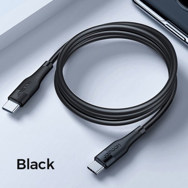 JOYROOM S-1230M3 60W PD Type-C / USB-C naar Type-C / USB-C snellaadgegevenskabel, 1.2m, 1.8m