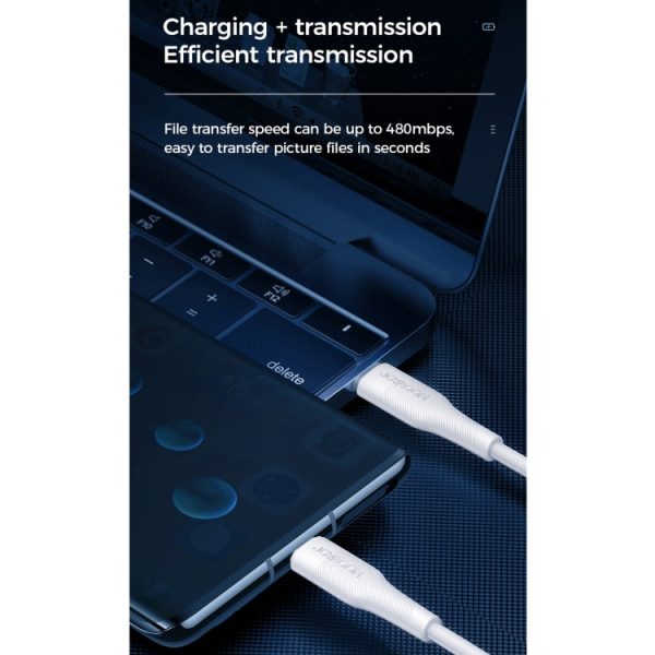 JOYROOM S-1230M3 60W PD Type-C / USB-C naar Type-C / USB-C snellaadgegevenskabel, 1.2m, 1.8m