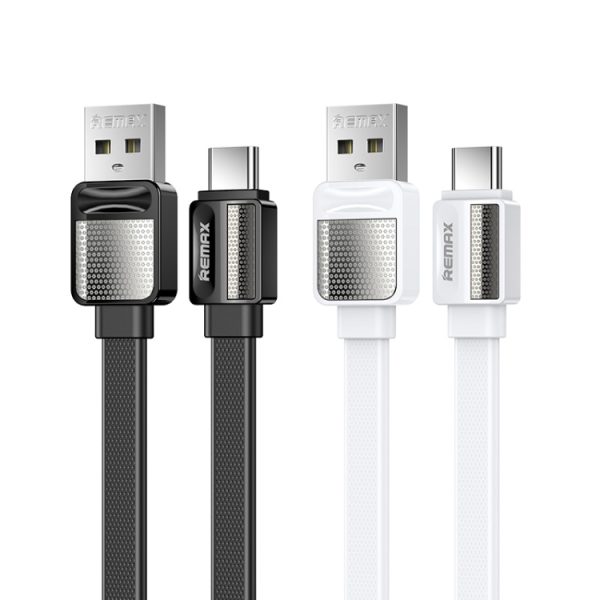 Remax 2.4A Platinum Pro oplaadkabel, lengte: 1m, Type-C, 8 Pin, Micro USB