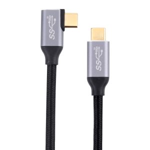 USB-C / Type-C male naar USB-C / Type-C elleboog transmissie datakabel, 0.5m, 1m, 1.5m, 2m, 3m