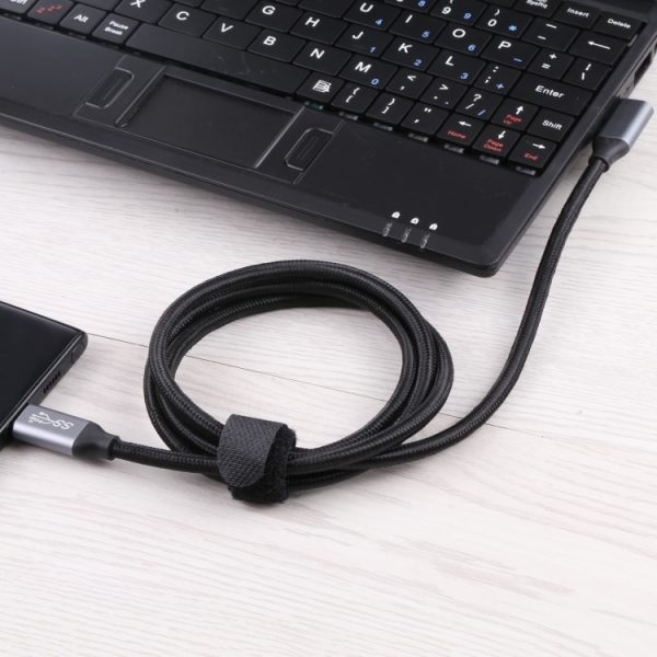 USB-C / Type-C male naar USB-C / Type-C elleboog transmissie datakabel, 0.5m, 1m, 1.5m, 2m, 3m