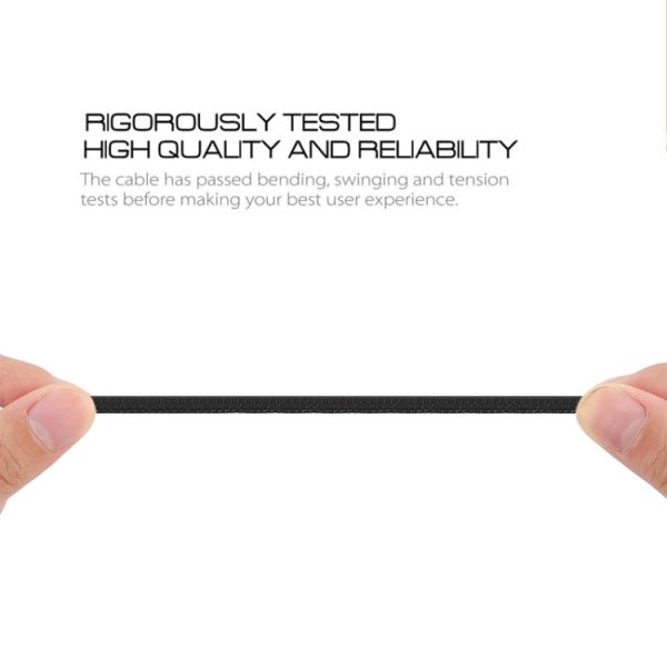 5 stuks USB naar USB-C / Type-C nylon gevlochten datatransmissiekabel voor opladen, 1m, 2m, 3m