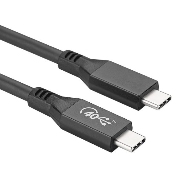100 W USB-C / Type-C 4.0 mannelijk naar USB-C / Type-C 4.0 mannelijk volledig functionele datakabel voor Thunderbolt 3, 0.5m, 0.8m, 1m