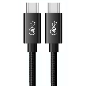 PD 100 W USB-C / Type-C naar USB-C / Type-C Thunderbolt 4 volledig functionele datakabel, 0.5m, 1m, 2m