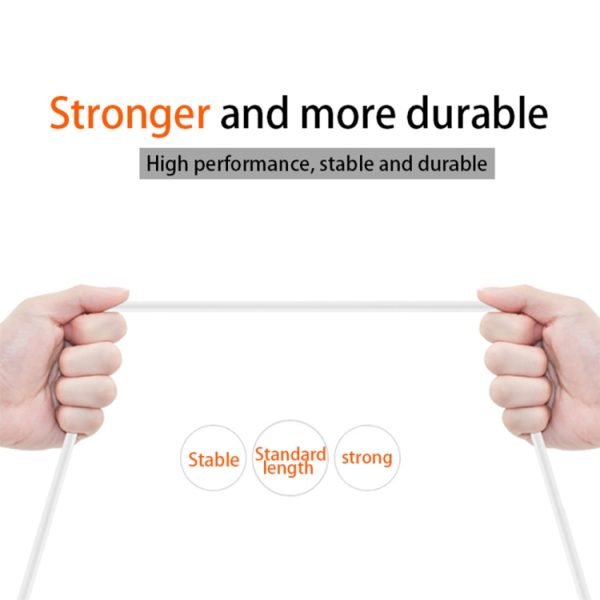 2A USB naar USB-C / Type-C datakabel, 1m, 2m