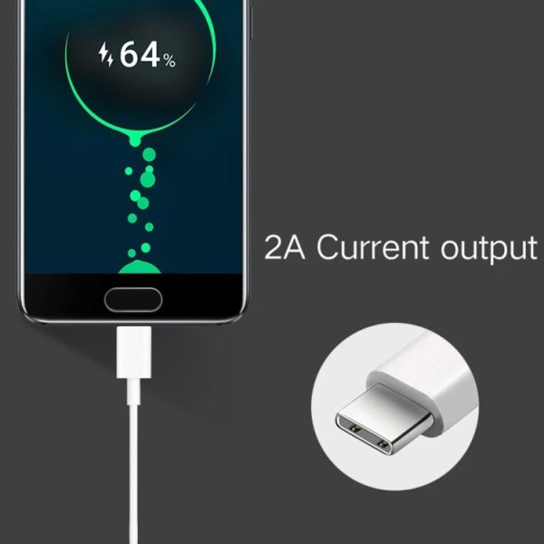 2A USB naar USB-C / Type-C datakabel, 1m, 2m