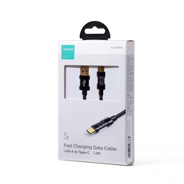 JOYROOM S-UC027A12 USB-A naar USB-C / Type-C 3A synchronisatiegegevenskabel, 1.2m USB-A to USB-C / Type-C, 2m USB-A to USB-C / Type-C