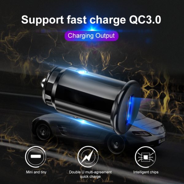 SY-681 Conversiestekker voor sigarettenaansteker Multifunctionele USB-snellader voor in de auto