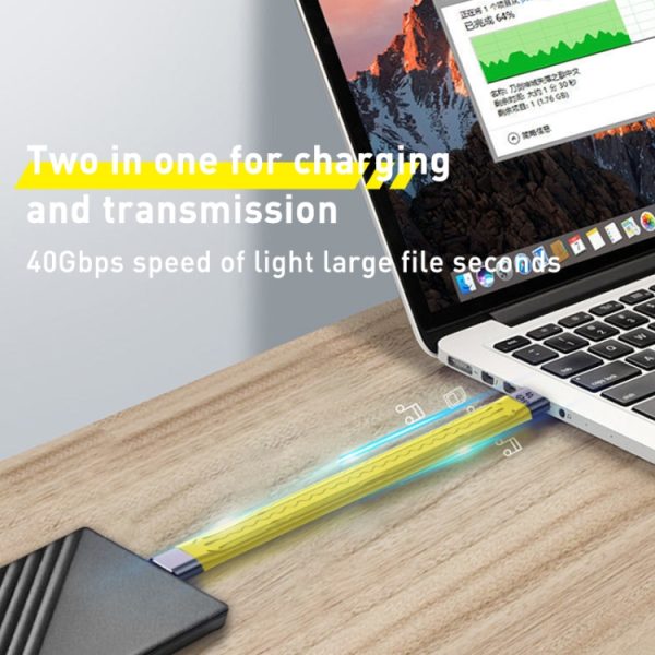 100 W 10 Gbps USB naar USB-C/Type-C FPC flexibele datakabel, lengte: 13,8 cm, 10Gbps USB to USB-C/Type-C