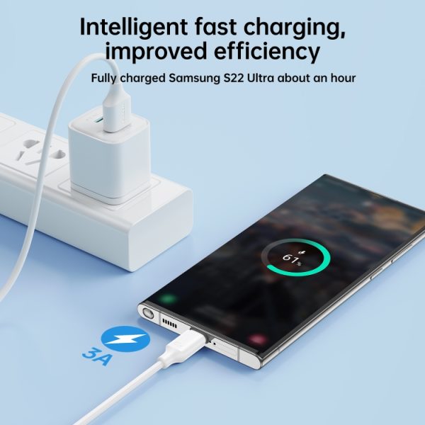 JOYROOM S-UC027A9 3A USB naar USB-C/Type-C snellaadgegevenskabel, 0.25m, 1m