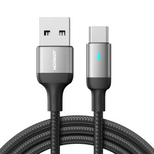 JOYROOM S-UC027A10 Buitengewone serie 3A USB-A naar USB-C / Type-C snellaadgegevenskabel, Type-C, 1.2m, Type-C, 2m, Type-C, 3m