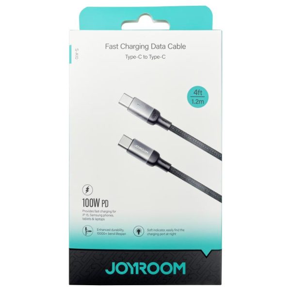 JOYROOM S-CC100A10 Buitengewone serie 100W USB-C / Type-C naar USB-C / Type-C snellaadgegevenskabel, 100W Type-C,1.2m, 100W Type-C,2m, 100W Type-C, 2m
