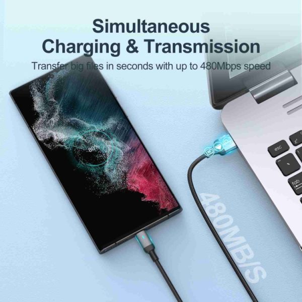 JOYROOM S-CC100A10 Buitengewone serie 100W USB-C / Type-C naar USB-C / Type-C snellaadgegevenskabel, 100W Type-C,1.2m, 100W Type-C,2m, 100W Type-C, 2m