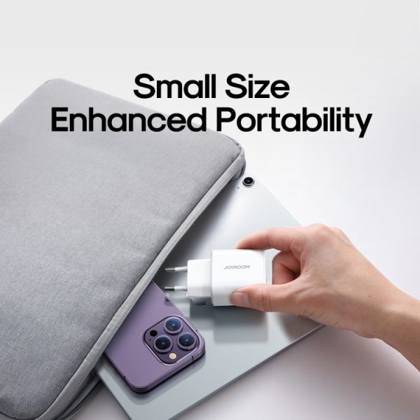 J0YROOM TCF05 20W USB+USB-C/Type-C snellader, US Plug, EU Plug, UK Plug, CN Plug