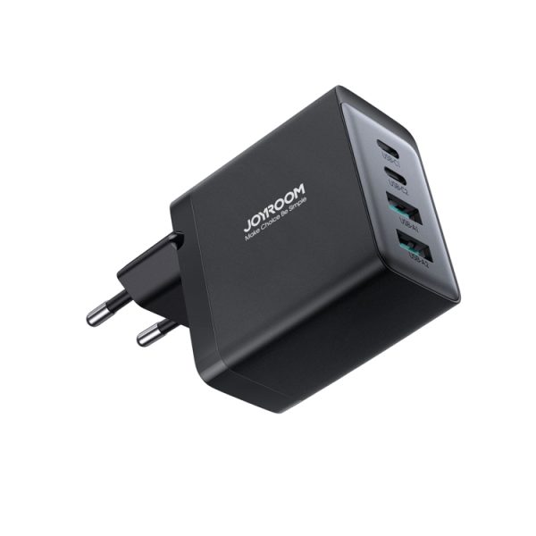 JOYROOM TCG02 galliumnitride 67W Dual USB+Dual USB-C/Type-C Multi-Port Charger Set, EU Plug, UK Plug