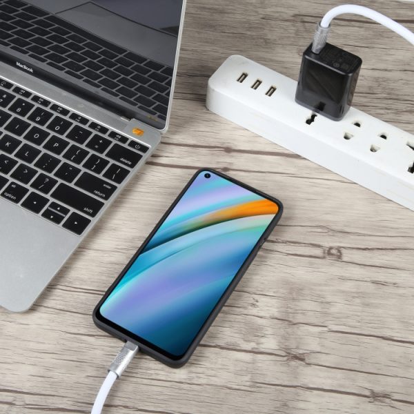 Mech-serie 120 W USB-C / Type-C naar USB-C / Type-C metalen stekker siliconen snellaadgegevenskabel, lengte: 1,2 m, Type-C, 1.2m Type-C to Type-C