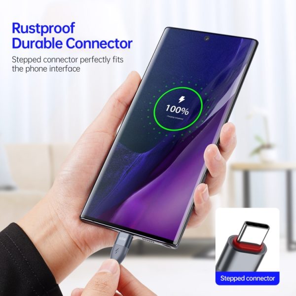 DUZZONA A2 PD 65W USB-C / Type-C naar Type-C snellaaddatakabel, 2m Type-C to Type-C, 3m Type-C to Type-C