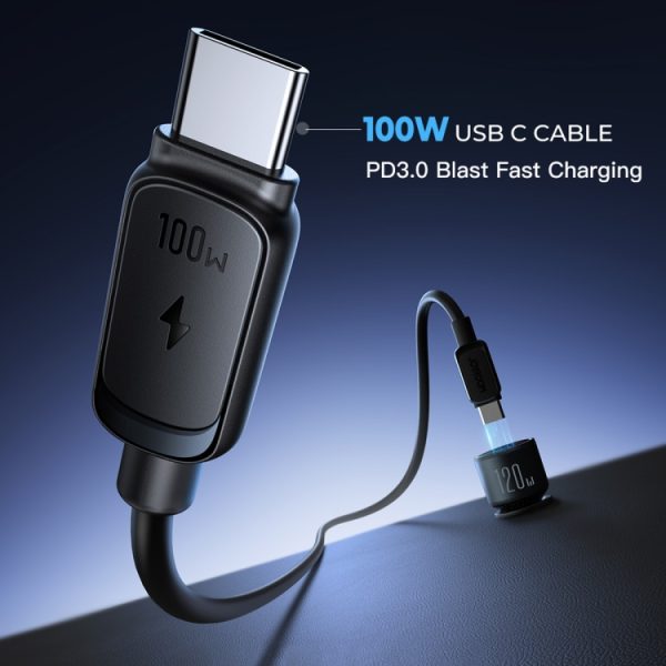 JOYROOM JR-CCN07 120W dubbele PD+QC3.0 3-poorts autolader, JR-CCN07