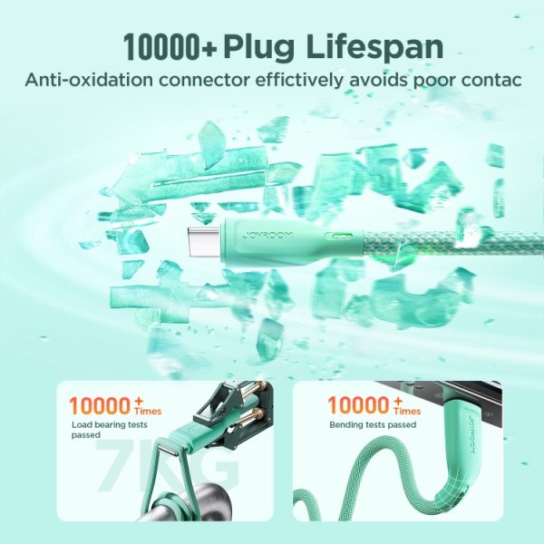 JOYROOM SA34-CC3 60W USB-C/Type-C naar USB-C/Type-C snellaaddatakabel, lengte: 1m, Type-C to Type-C