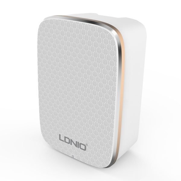 LDNIO A3304 17W 3 USB-interfaces Reislader Oplader voor mobiele telefoons,, US Plug, EU Plug, UK Plug, AU Plug
