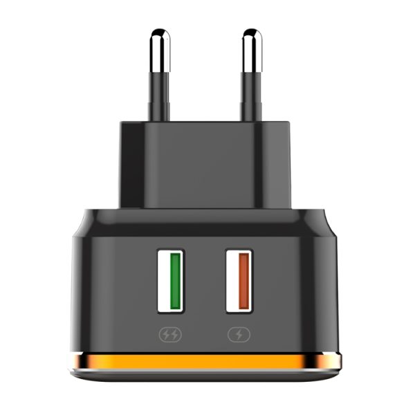 LDNIO SC1205 Universele conversie-aansluiting + QC3.0 USB + USB-interfaces Multifunctionele reisoplader Oplader voor mobiele telefoon, EU-stekker