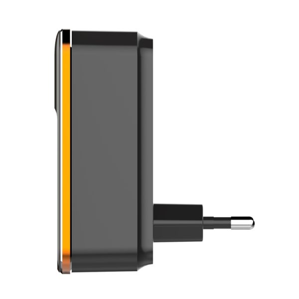 LDNIO SC1205 Universele conversie-aansluiting + QC3.0 USB + USB-interfaces Multifunctionele reisoplader Oplader voor mobiele telefoon, EU-stekker
