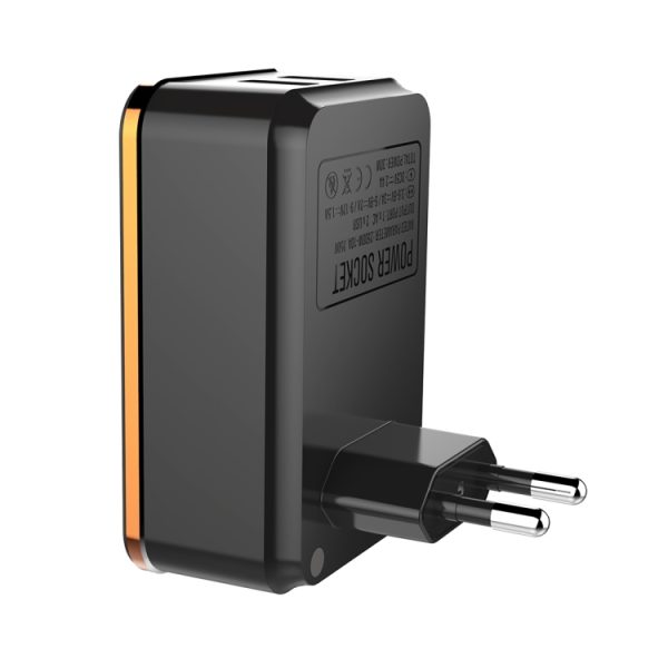 LDNIO SC1205 Universele conversie-aansluiting + QC3.0 USB + USB-interfaces Multifunctionele reisoplader Oplader voor mobiele telefoon, EU-stekker