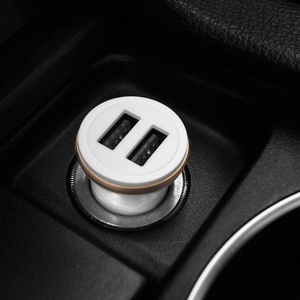 Borofone BZ5 2.1A Good Way dubbele USB-autolader