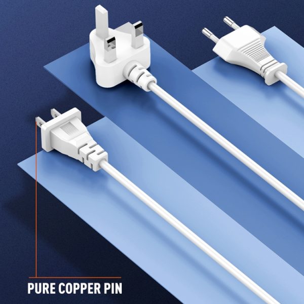 LDNIO A4610C PD65W Dual USB-C / Type-C + Dual USB snellader, kabellengte: 1,5 m, EU Plug·, A4610C (UK Plug), US Plug
