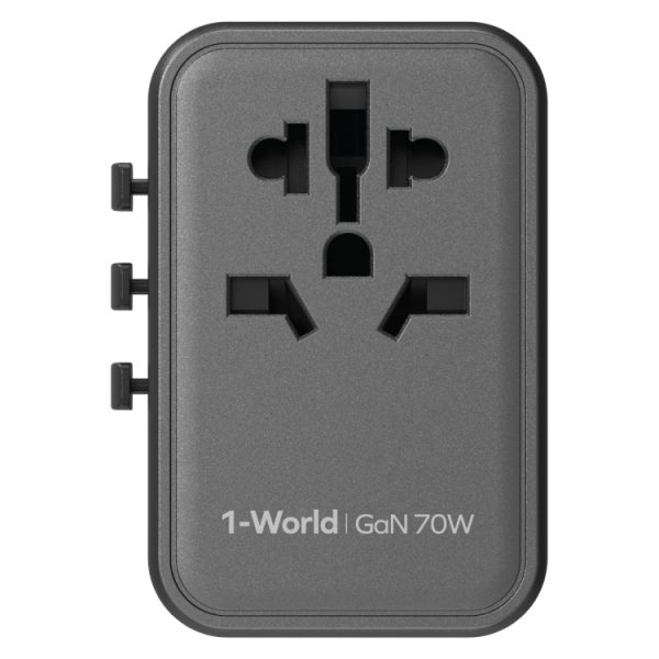 MOMAX 1-World UA8 PD 65W snellader-lichtnetadapter, UA8