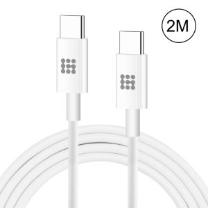 HAWEEL 25W 3A TYPE-C / USB-C TO TYPE-C / USB-C PD FASTLADING Gegevenskabel, lengte: 2m