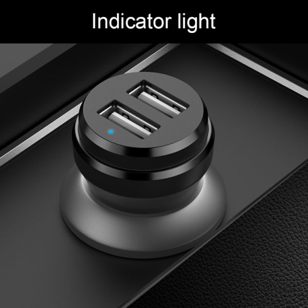 ipipoo XP-1 dubbele USB-autosnellaadoplader met Android Line, XP-1 (Black), XP-1 (White)