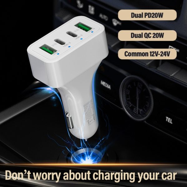 WLX-K26 40W DUAL PD + DUAL QC MULTI-FUNCTIE Autolader