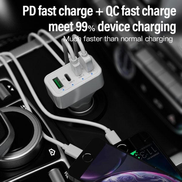 WLX-K26 40W DUAL PD + DUAL QC MULTI-FUNCTIE Autolader