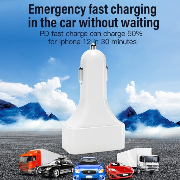 WLX-K26 40W DUAL PD + DUAL QC MULTI-FUNCTIE Autolader