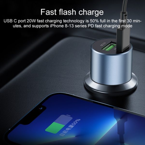 MOMAX UC15 38W PD + QC3.0 Dual Ports Auto Charger