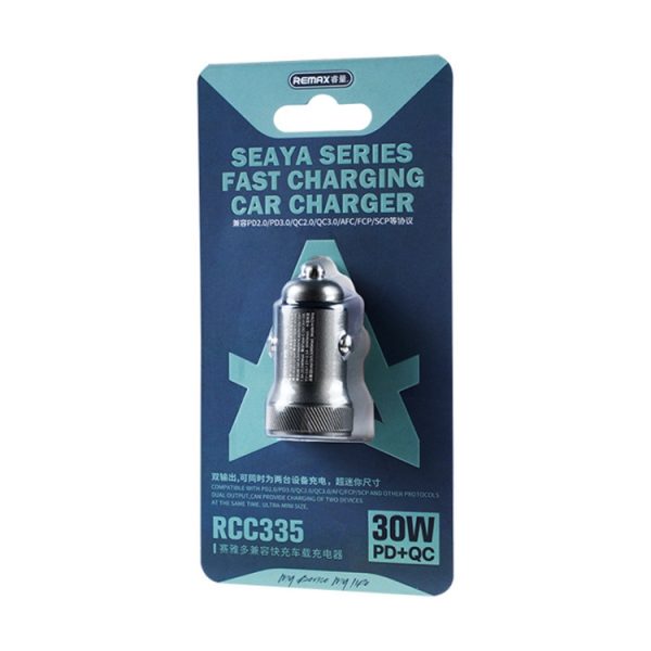 REMAX RCC335 Seaya serie 2 in 1 auto 30W PD snellader