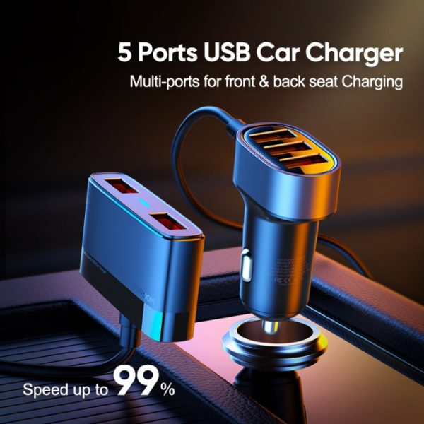 JOYROOM JR-CL03 6.2A Multi 5-poorts USB slimme autolader
