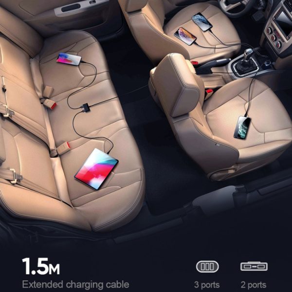 JOYROOM JR-CL03 6.2A Multi 5-poorts USB slimme autolader