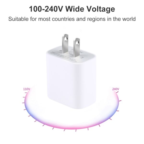 PD 20W enkele USB-C / Type-C interface reisoplader, Amerikaanse stekker